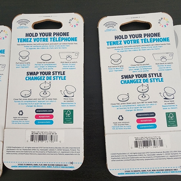 Popsockets BRAND NEW in original package! Four designs - Picture 6 of 8